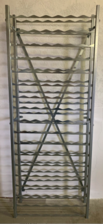 casier vin structure légère aluminium galvanisé