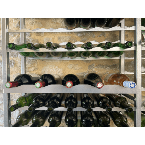 Alternative view of Kit de réglettes Magnum en acier galvanisé pour casier LeCavier.fr